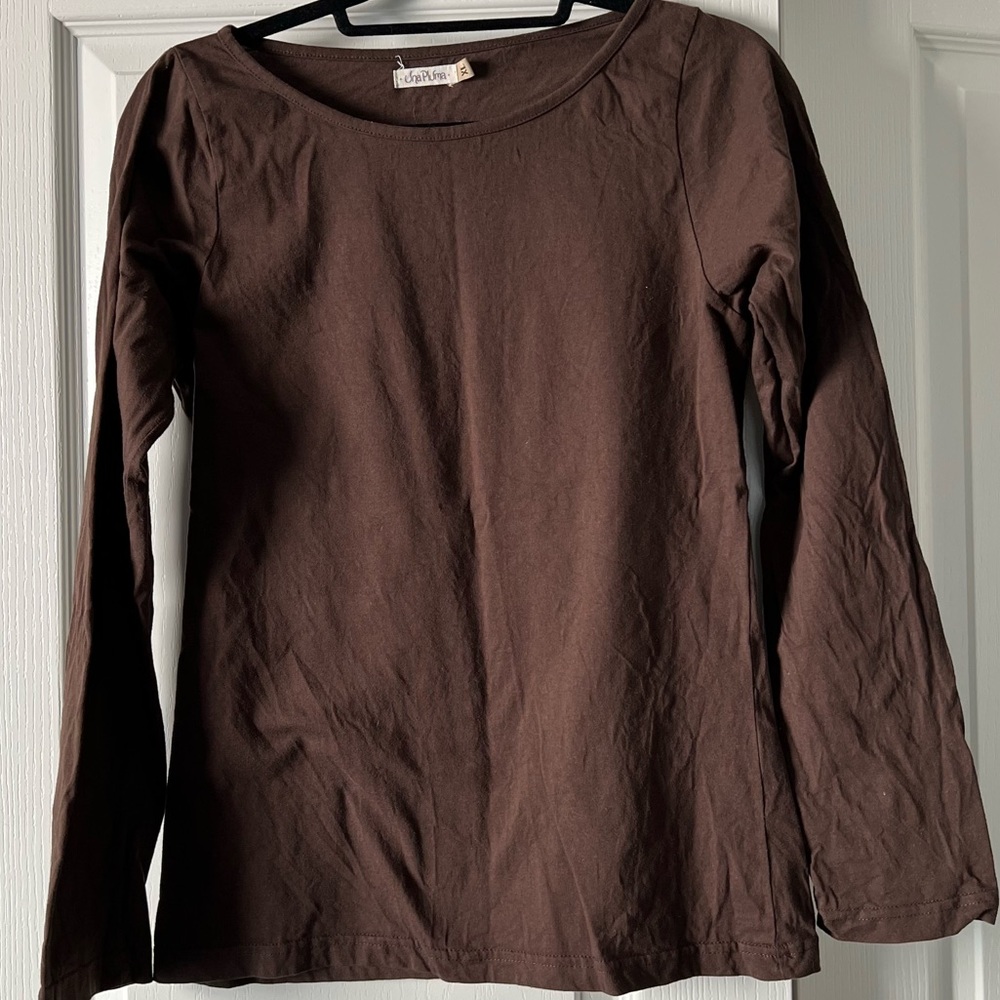 XL organic cotton long sleeve shirt